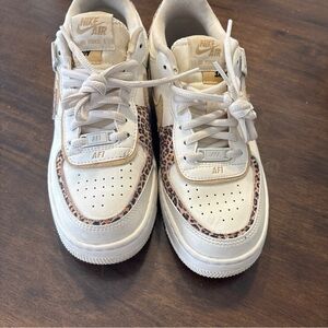 Nike Air Force 1 Shadow Leopard Women's Size 7.5  Rare Great Condition